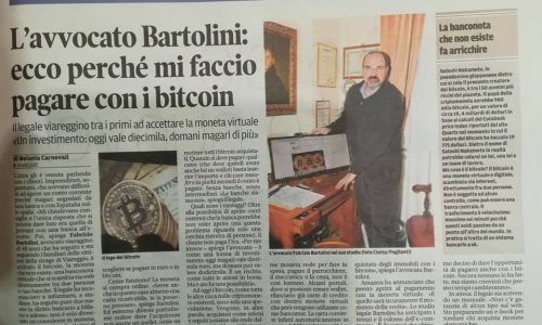 Pagamento in Bitcoin : aspetti fiscali